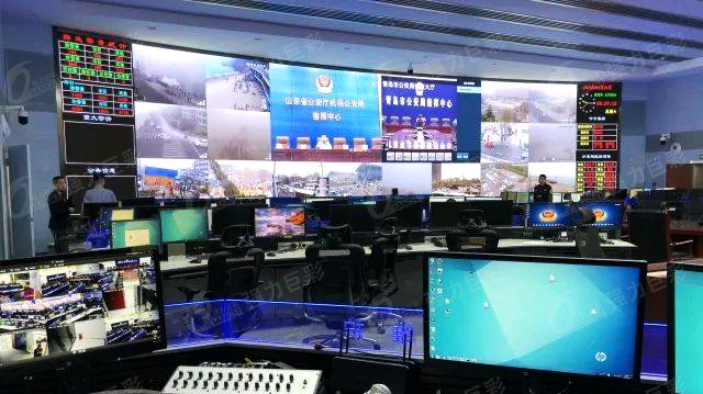 护航新春丨强力巨彩监控指挥LED大屏助力全国人民安心过大年!