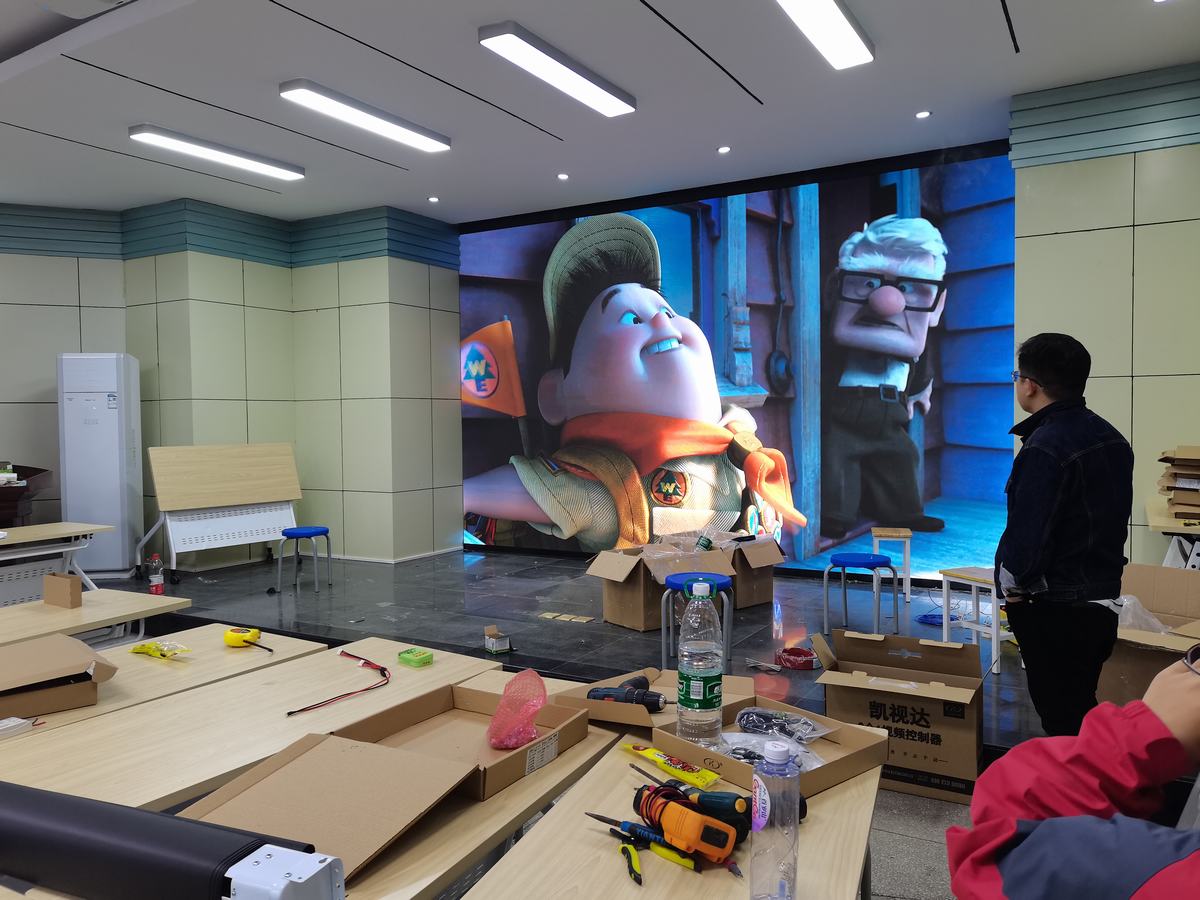 学校室内LED显示屏的案例