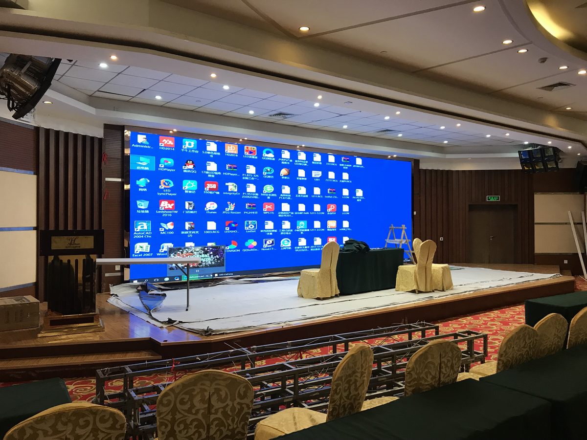 酒店宴会厅舞台LED大屏幕