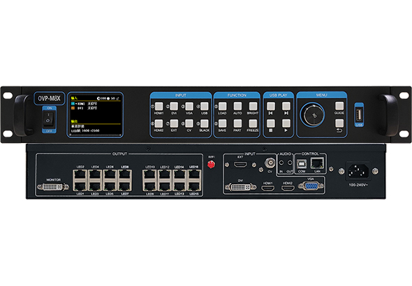 单画面液晶面板视频处理器OVP-M1X OVP-M2X OVP-M4X OVP-M6X OVP-M8X，支持SDI扩展