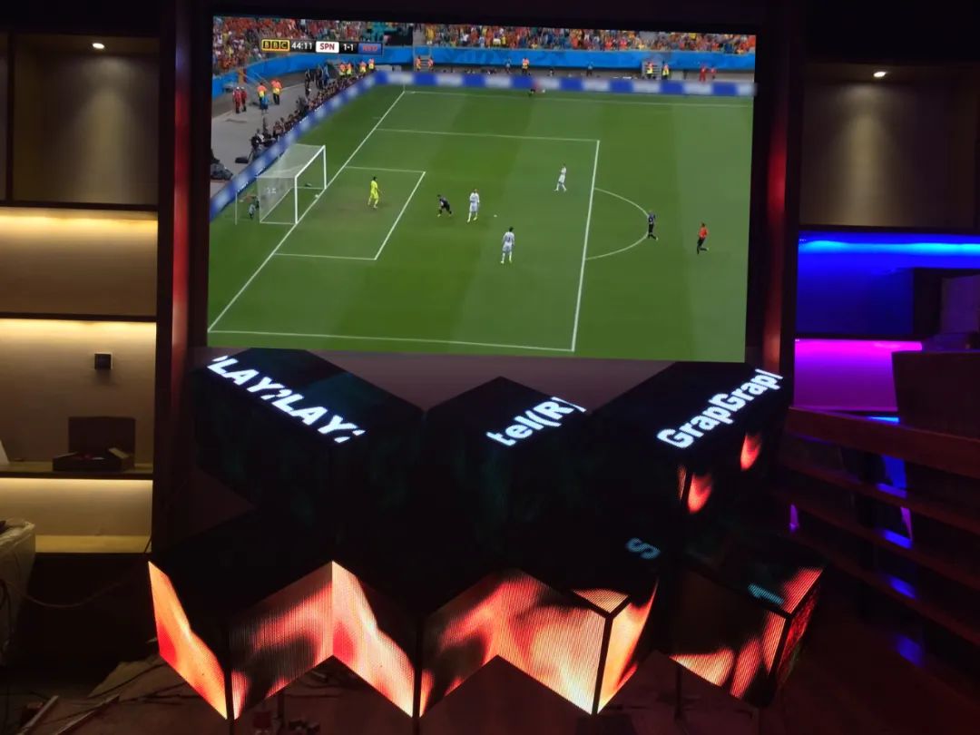 强力巨彩带你“亲临”世界杯现场，用LED大屏看球
