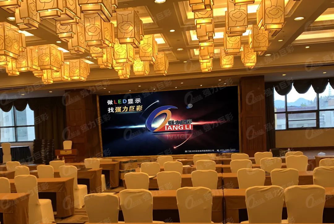 酒店即将迎来旺季，强力巨彩LED大屏，让酒店旺季里旺上加旺