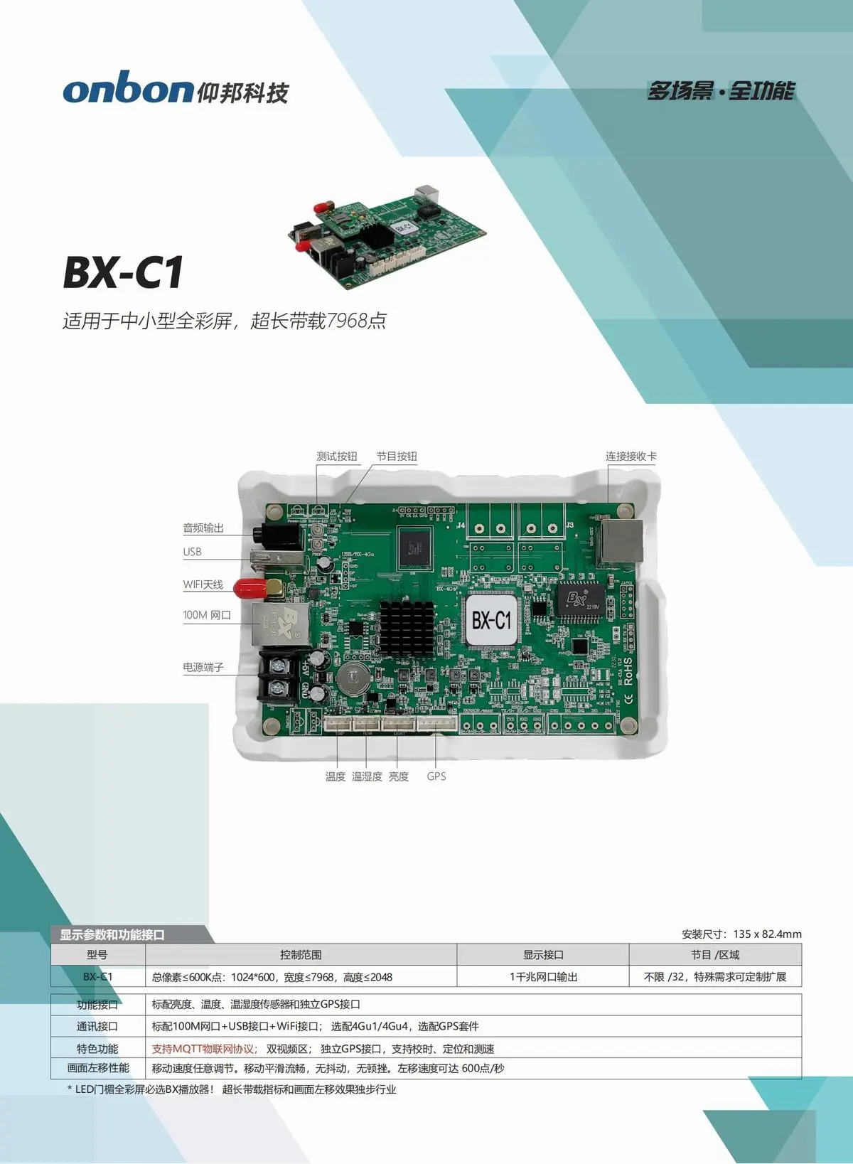 仰邦BX-C异步播放器及BX-Z定制产品线，主控异步盒BX-C1/BX-C2，全功能BX-C08A/C1A，单板控制卡BX-C04/C08，4G无线播放器等