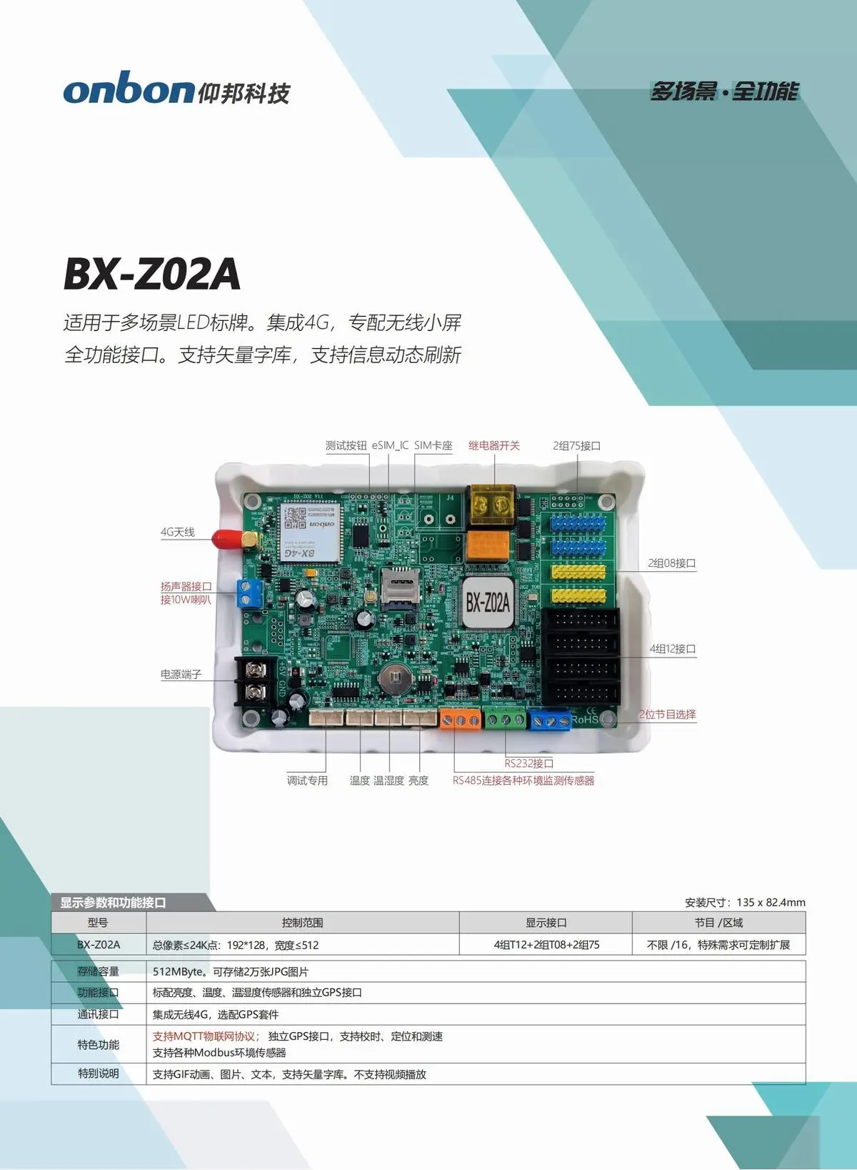 仰邦BX-C异步播放器及BX-Z定制产品线，主控异步盒BX-C1/BX-C2，全功能BX-C08A/C1A，单板控制卡BX-C04/C08，4G无线播放器等