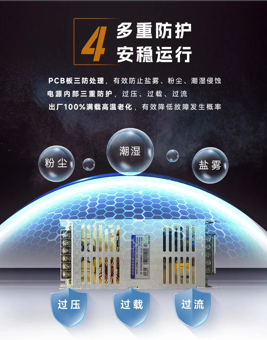 严选品质，强悍性能！强力巨彩铂强电源六大优势，让LED大屏运行更高效！