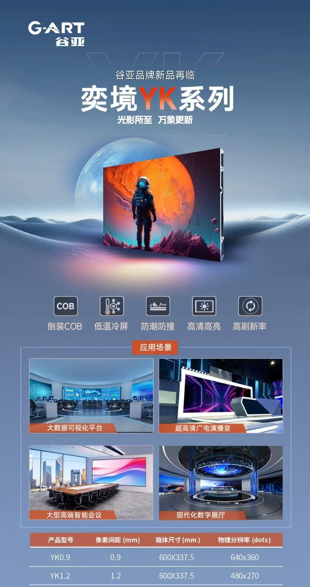 谷亚G-ART新品再临 | 奕境YK系列产品璀璨登场